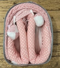 Lulyboo Bassinet To Go 0-12 Months Pink polka Dots Open Box