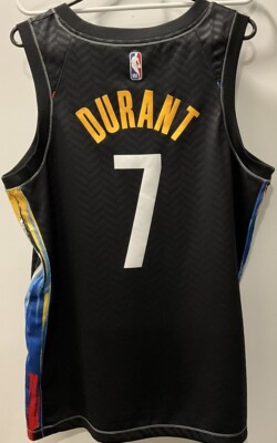 Nike BKLYN Nets KDurant City Edition Jersey Jean-Michael Basquiat sz48 NWOT