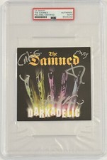 ENTIRE BAND SIGNED The Damned Darkadelic AUTOGRAPHED ART CARD PSA DNA Certified