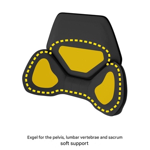 EXGEL Cuscino Schienale Supporto Lombare per Guida Seggiolino Auto Nero 2 Colori 2025 - Foto 6 di 13