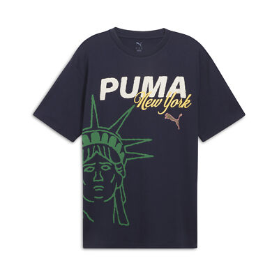 PUMA Men's Wardrobe Essentials Bright Lights NYC Flagship Tee