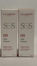 Lot Of 2 Clarins SOS Primer Shade 00 Universal Light Travel Size 10ml Each