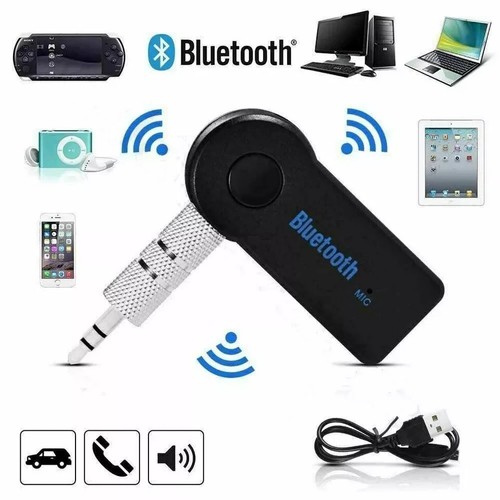 Wireless Car Bluetooth Receiver Adapter 3.5MM AUX Audio Stereo Music UK STOCK - Picture 2 of 8