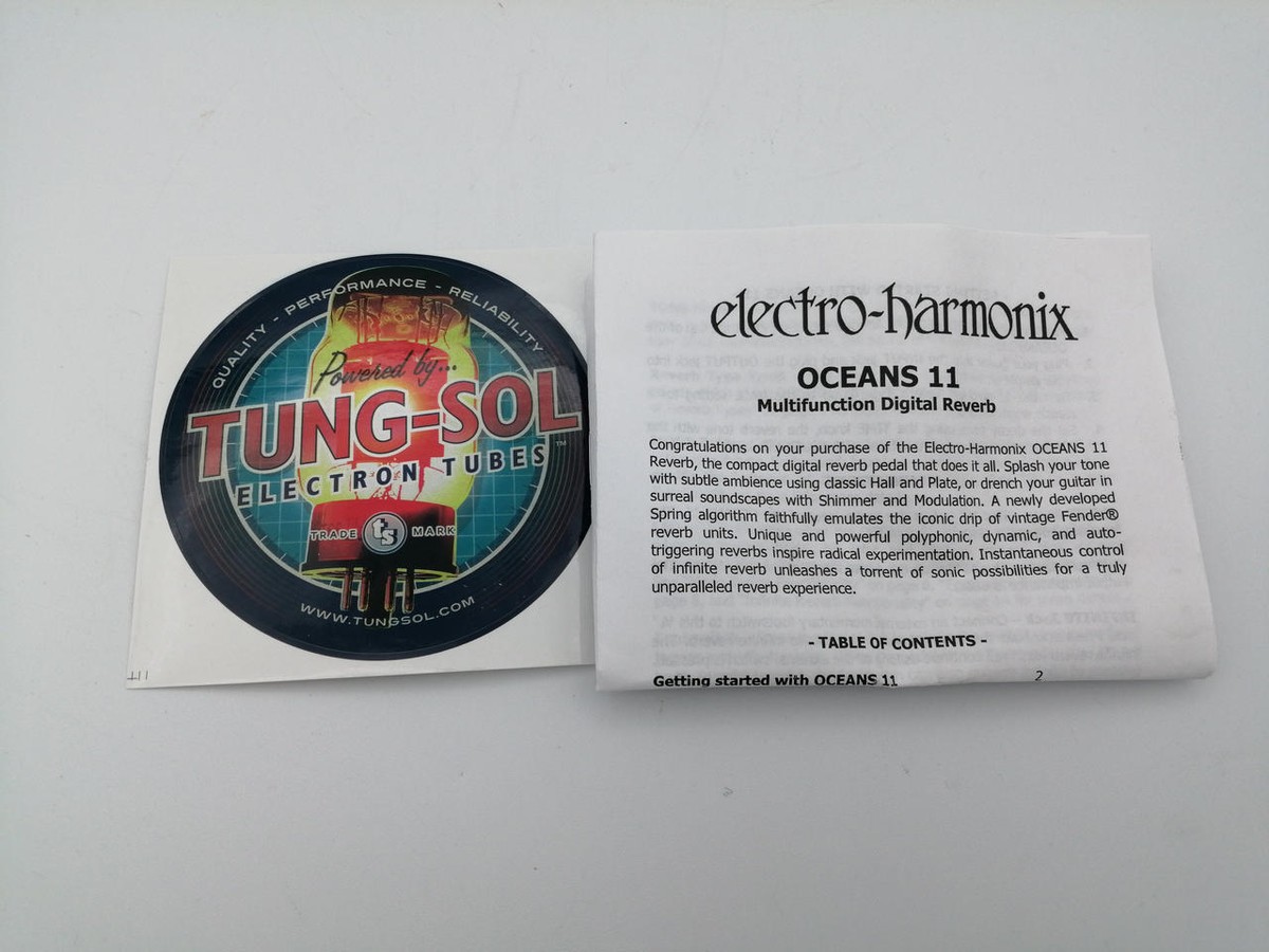 Electro-Harmonix Ehx Oceans 11 Hall Gitarren Effektpedal Electro-Harmonix Ehx Oceans 11 Hall Gitarren Effektpedal