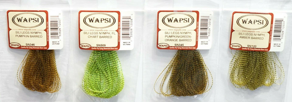 Sili Legs NYMPH Wapsi USA perfectly barred 12 Farben Auswahl Sili Legs NYMPH - Bild 4 von 4