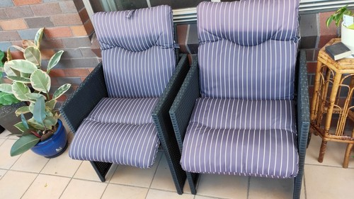 Two Outdoor Chairs In Excellent Condition priced To Sell