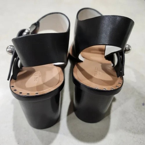 Rag & BoneRAG & BONE Arc Cutout Slingback Sandal Black Size 8 - Picture 7 of 12