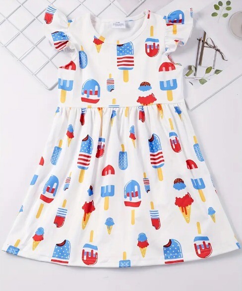 open lace back dress Ritz Aqua Ice Cream Party Dress 24M main image 0
