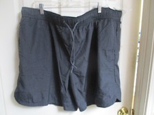 Athletic Works Men's Shorts Mesh Inside Black w Design 2 XL New w/Tags