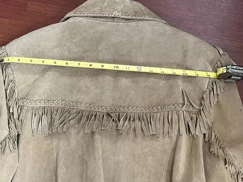 MENS SCULLY WESTERN STYLE SUEDE FRINGE JACKET - ACTUAL SIZE 40 BEAUTIFUL!! - Picture 22 of 24