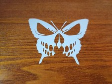 USA Skull butterfly decal sticker vinyl graphic American car truck window