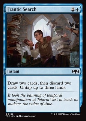 Frantic Search NM - Tarkir: Dragonstorm Commander - MTG