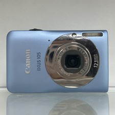 Canon IXUS 105 Compact Digital Camera 12.1MP Silver 4X Optical Zoom English