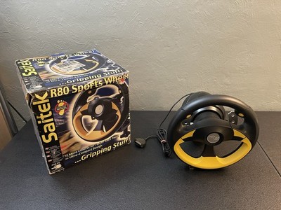 VTG Saitek R80 Wired High Performance Sports Racing Wheel for PC FREE SHIPPING!!