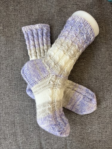 Hand Knitted Socks SIZE UK 5 - Picture 3 of 3