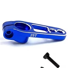 Aluminum servo horn blue radio control Yokomo Tamiya Futaba Savox TowerPro