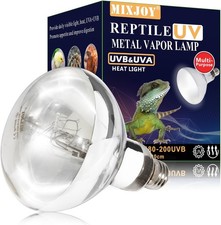 1pc 160w Heat Lamp Bulb Full Spectrum UVA UVB Amphibians Reptiles Light
