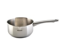 Wecook! Edelstahl Stielkasserolle 18Cm Induktion 2.1L Stapelbar Singlehaushalt