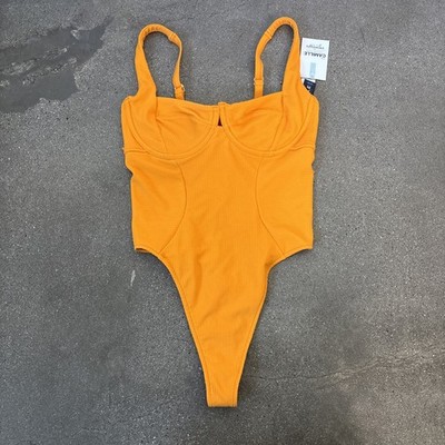 Camille Collection + Swimsuits for ALL orange one piece swim suit sz M NWT