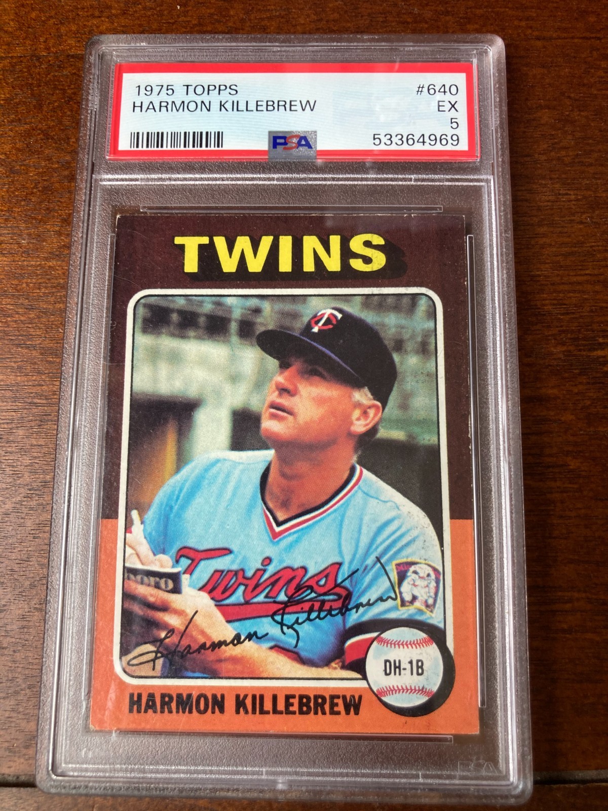1975 Topps Harmon Killebrew PSA 5