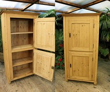 🤩 Old Antique Pine 2 Door 'Housekeepers' Kitchen Cupboard-Linen/ Larder/ Food