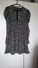 PLT Black Floral Dress Size 10