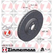 2x Bremsscheibe vorne für Mercedes C-Klasse W206 S206 E-Klasse W214 | 26227968