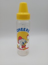 Vintage Disney Huey Evenflo Bottle 8 Ounce With Cap Ring  Hood