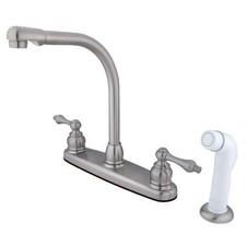 Kingston Brass KB71.AL Victorian 1.8 GPM Standard Kitchen Faucet - Nickel