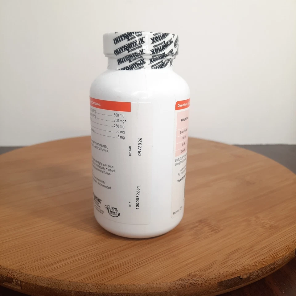 Nutramax Cosequin Max Fuerza Suplemento Salud Articular Perros 75 Masticable 09/2026 Foto 3 de 4