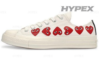 Comme des Garçons Play x Converse Chuck 70 Low Top Men 162975C New Size