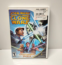 LucasArts Star Wars The Clone Wars: Lightsaber Duels Nintendo Wii T In Case