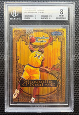 1998-99 Fleer Tradition Shaquille O'Neal Playmakers Theatre #12 /100 BGS 8