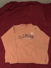 Vintage Clemson University - Tigers Crewneck Sweatshirt - Large