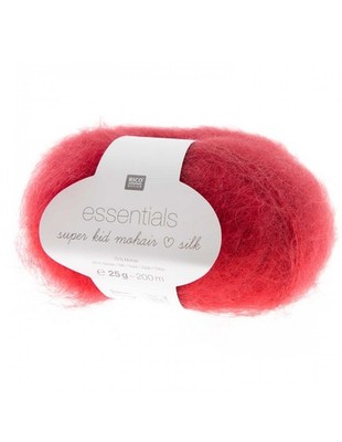 Rico Design  Ballote Essentials Super Kid Mohair loves Silk Cerise