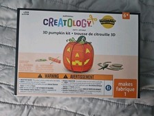 3D Jack-o-Lantern by Creatology Pumpkin Craft Halloween Sealed , 6 