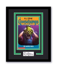 Goosebumps R.L. Stine Autograph Signed 11x14 Framed Photo The Haunted Mask ACOA