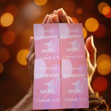 4 Bible Verse Mini Scripture Inspirational Christian Gifts Encouragement Cards.