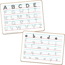 Trace 'N' Erase Uppercase and Lowercase Letter Formation Alphabet Dry Erase Boar