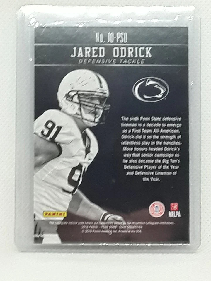 Jared Odrick 2016 Penn State Team Collection - Honors Silver (68/99) - Image 2 of 2