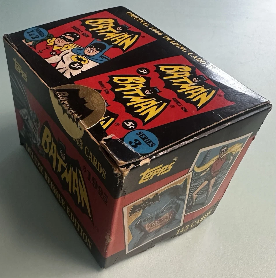 1989 Topps Batman 1966 Deluxe Reissue Edition - 143 Trading Card Set Sealed - Image 4 of 4