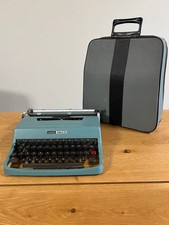 Olivetti Lettera 32 Portable Typewriter Vintage 60s 70s Untested With Case thumbnail