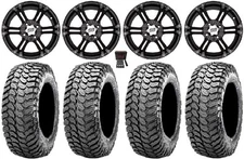 ITP SS212 14" Wheels Black 30" Liberty Tires Yamaha Viking Wolverine