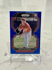 2022 Panini Prizm Tier II Blue Wave Prizm Rookie Reid Detmers #22/60 - Angels RC