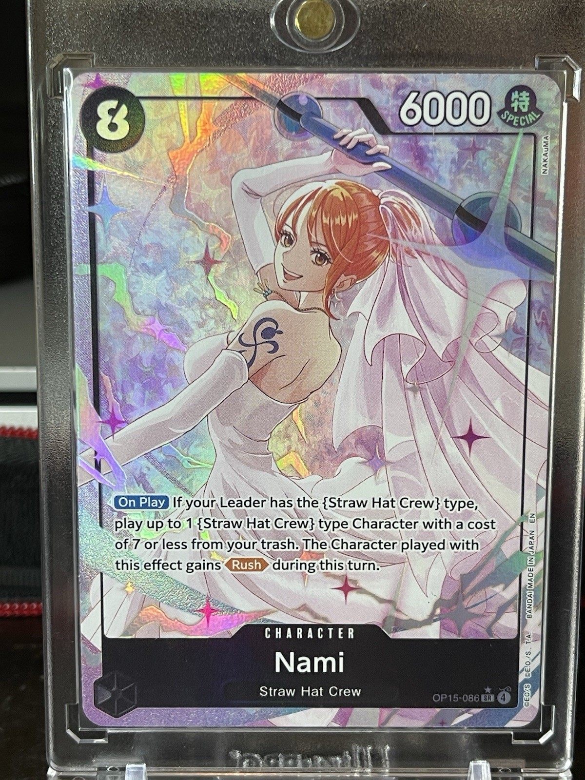 Nami 2026 Adventure on Kami's Island #OP15-086 Super Rare