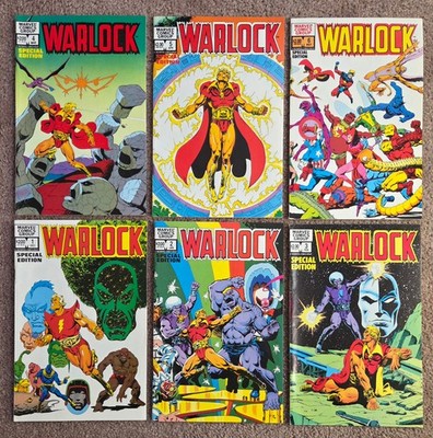Warlock Special Edition #1-6 Complete Set Jim Starlin Marvel Comics 1982 VF-/VF