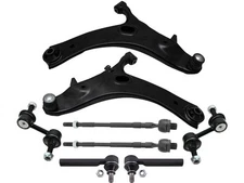 82WF44H Front Control Arm Ball Joint Tie Rod and Sway Bar Link Kit Fits Impreza