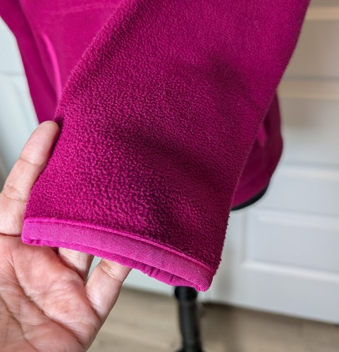 Patagonia Synchilla Marsupial Magenta Youth Size XL (14) Pullover 1/2 Zip Fleece - Picture 5 of 9