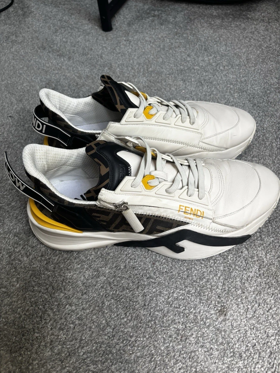 Fendi Low-Top White Yellow for sale | eBay