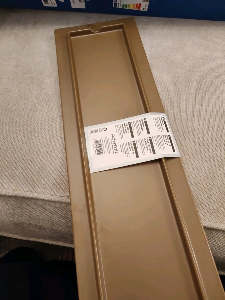 KitchenCraft "We Love Summer" Rectangular Melamina Efecto Madera Servir Alimentos... Foto 2 de 4